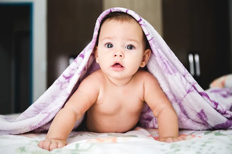 Baby sleeping soundly in nursery